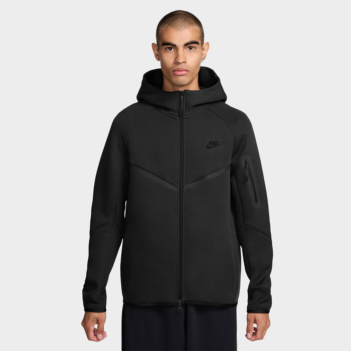 Nike Tech Fleece hoodie black presentation image
